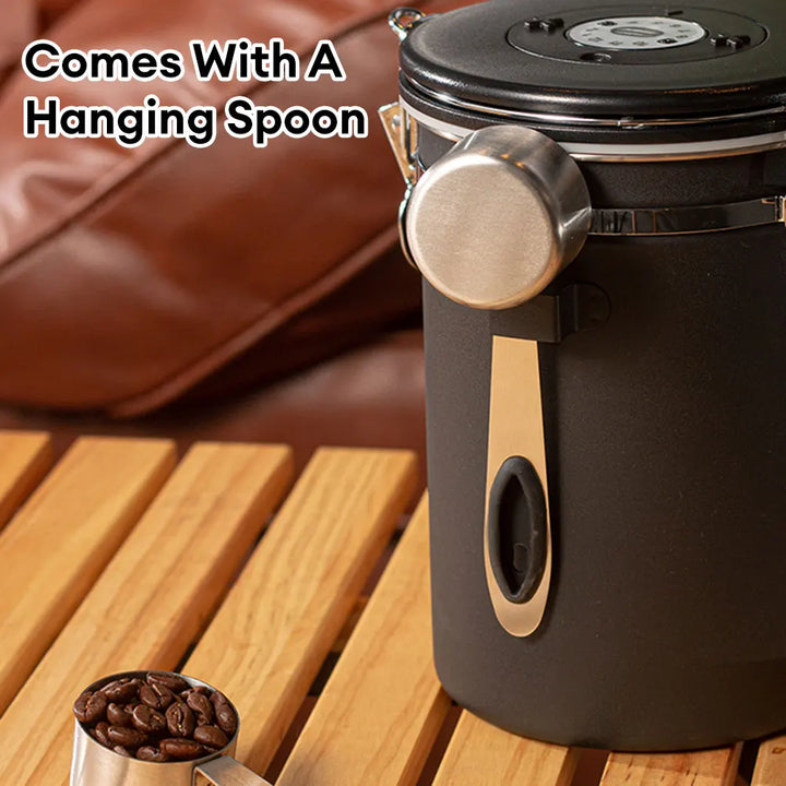 Stainless Steel Coffee Storage Canister Container