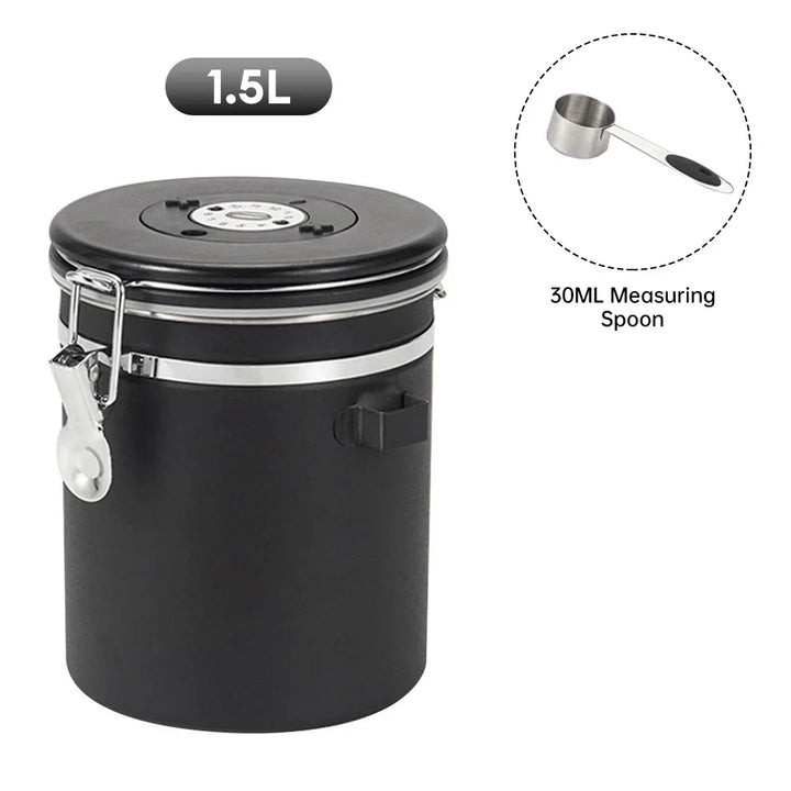 Stainless Steel Coffee Storage Canister Container