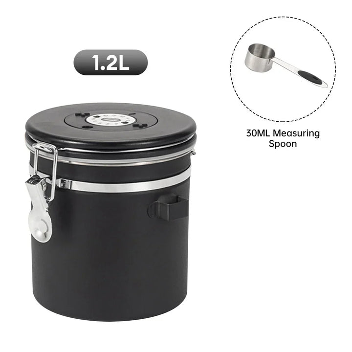Stainless Steel Coffee Storage Canister Container