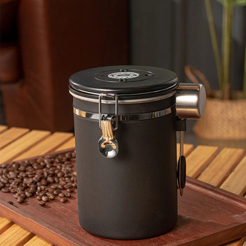 Stainless Steel Coffee Storage Canister Container
