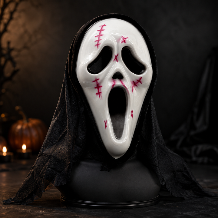 Ghostface Scream Villain Mask – Iconic Horror Costume