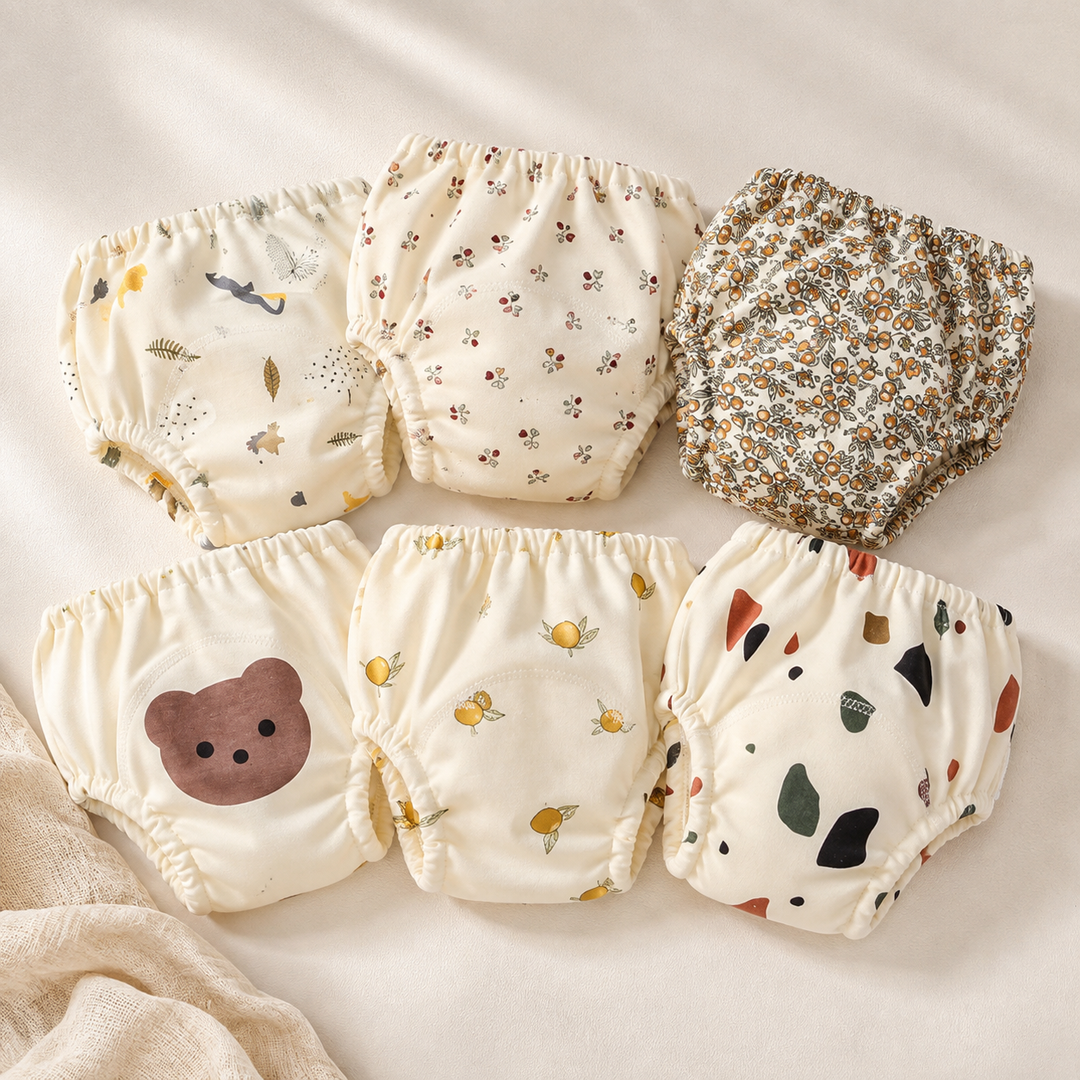 Potty Training Pants Reusable Waterproof Toddler Underwear Set of 6