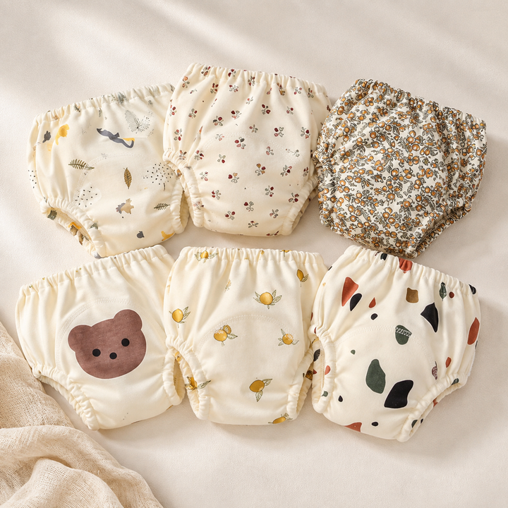 Potty Training Pants Reusable Waterproof Toddler Underwear Set of 6