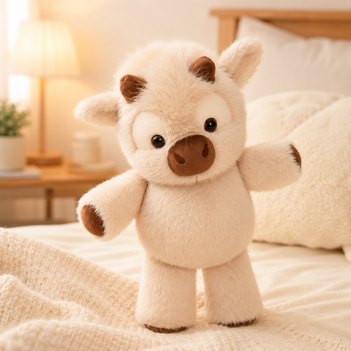 Adorable Highland Cattle Plush Soft Huggable Kids Gift