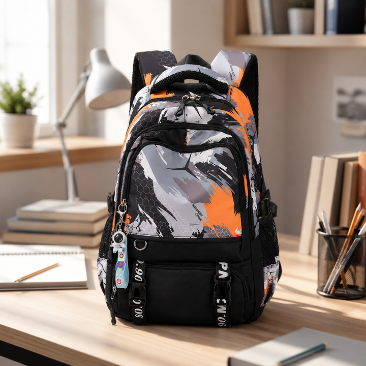 Boys Large Capacity Middle School Laptop Backpack