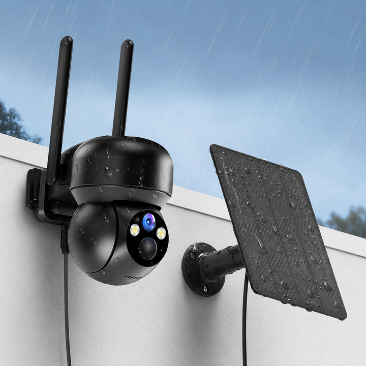 Solar Security Camera 4G LTE Outdoor No WiFi 365 Day Non-Stop Power