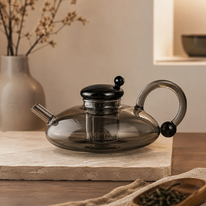 Teapot Set with Built-in Tea Infuser Filter