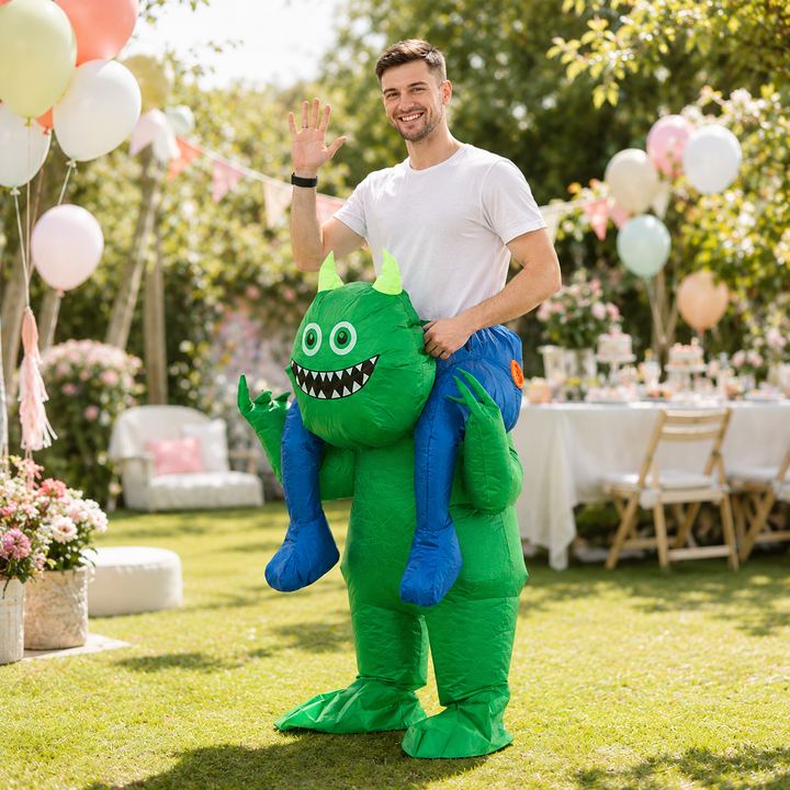 Inflatable Monster Ride-On Costume for Adult Halloween