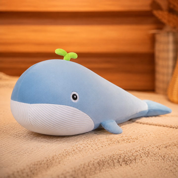 Giant Blue Whale Plush Soft Sea Animal Kids Birthday Gift