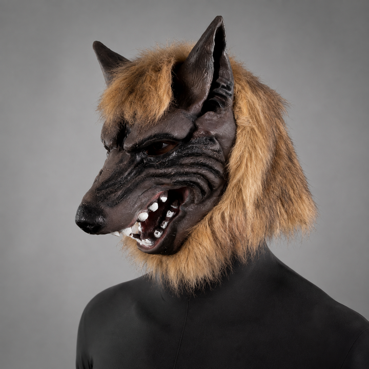 Werewolf Mask and Gloves Set Halloween Costume Accessories
