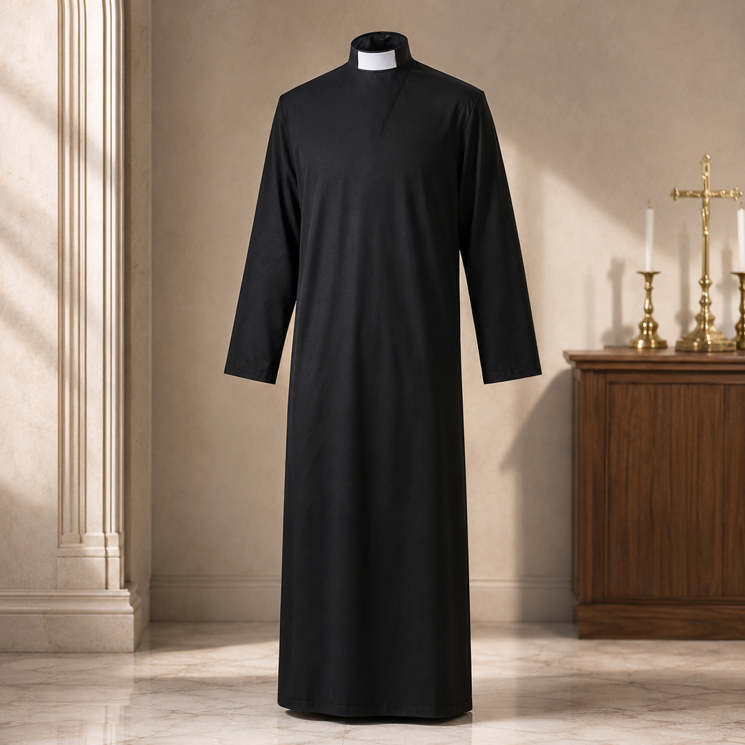 Nun Costume with Headscarf Halloween Religious Costume