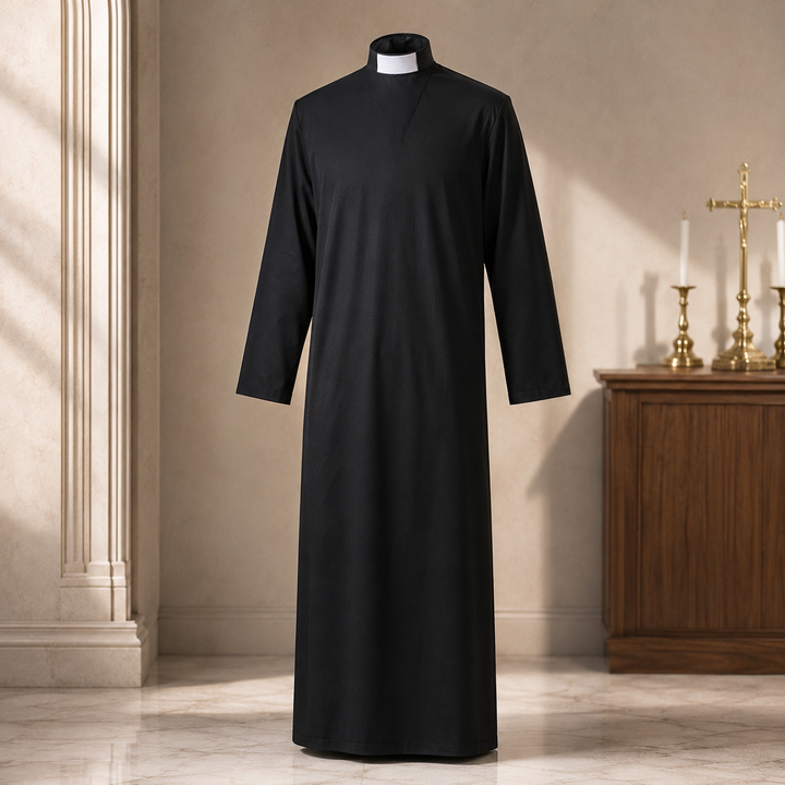 Nun Costume with Headscarf Halloween Religious Costume