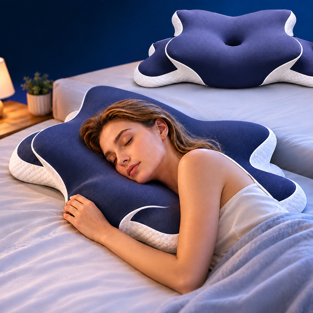 Memory Foam Cervical Pillow Neck Pain Relief Ergonomic Orthopedic Neck Support