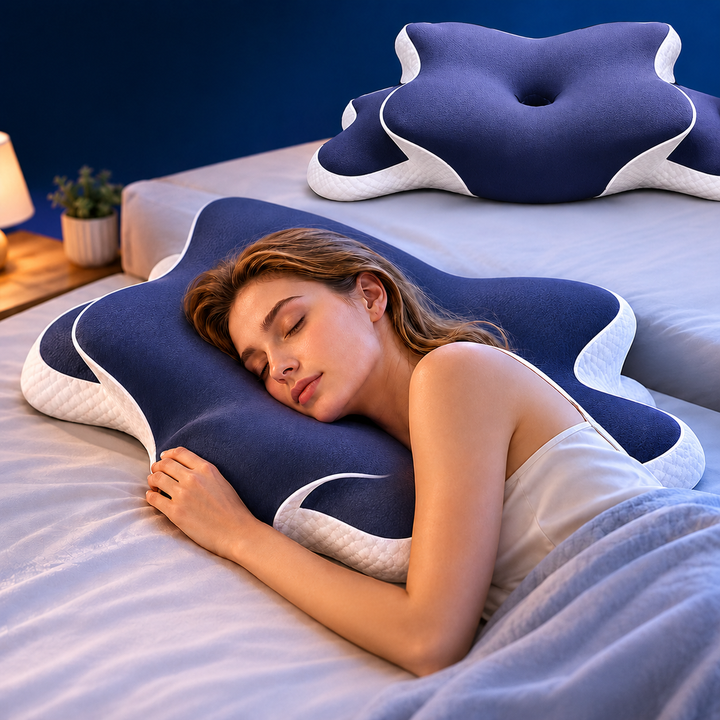 Memory Foam Cervical Pillow Neck Pain Relief Ergonomic Orthopedic Neck Support