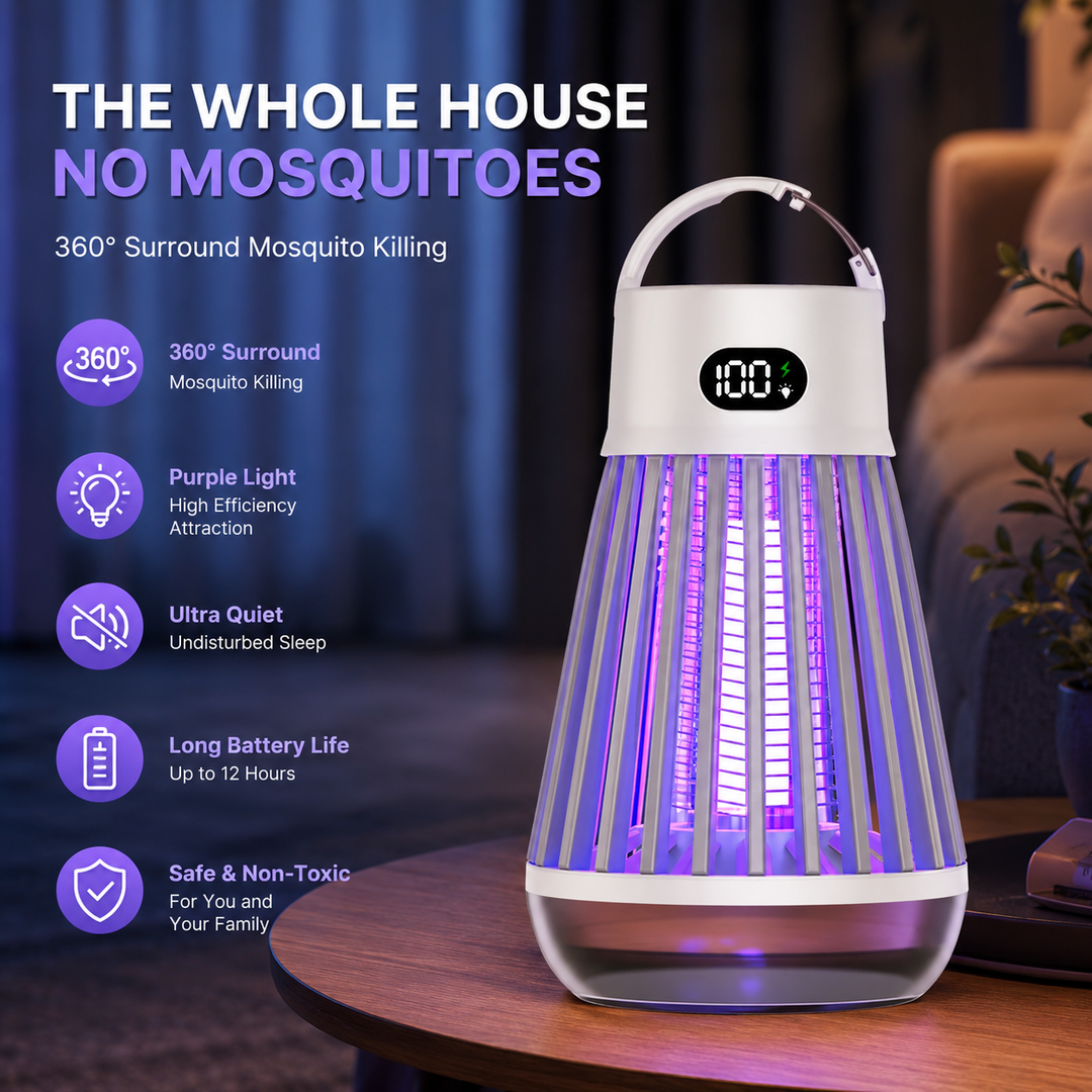 Electric Mosquito Killer Lamp USB Portable Insect Trap Light