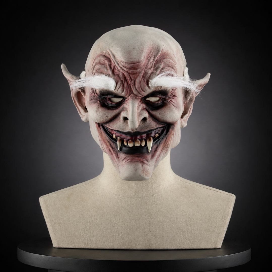 Old Demon Latex Mask Halloween Horror Costume Mask