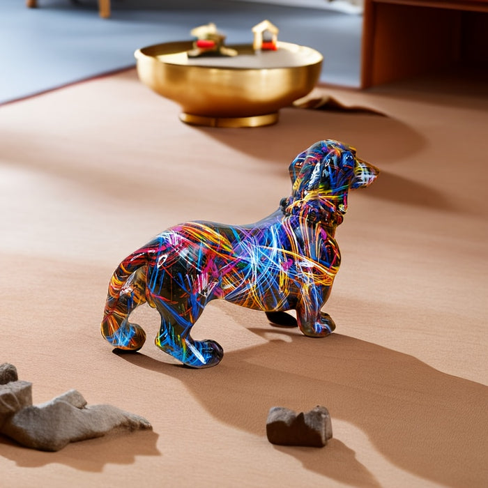 Dachshund Dog Statue Figurine Sculpture