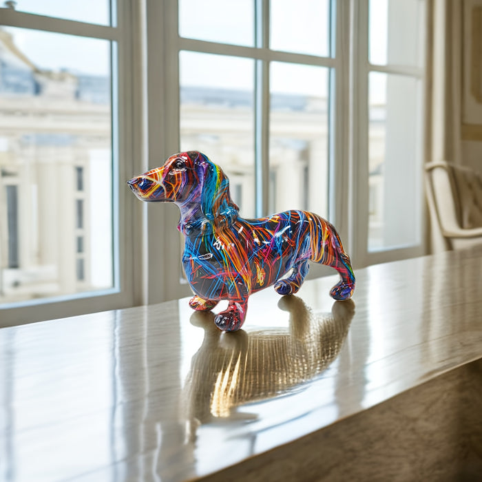 Dachshund Dog Statue Figurine Sculpture