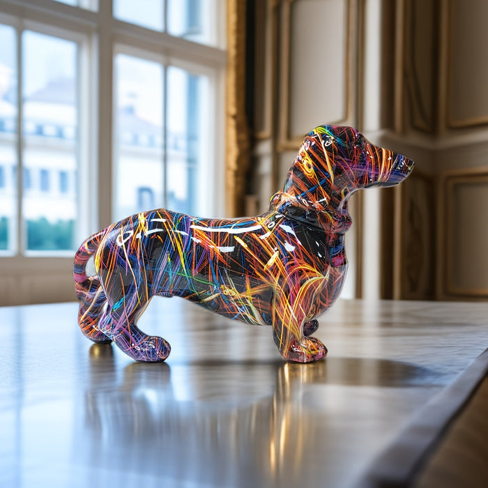 Dachshund Dog Statue Figurine Sculpture