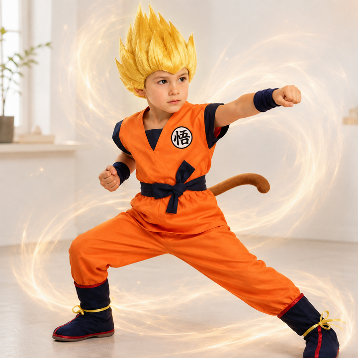 Son Goku Dragon Ball Costume for Kids and Adult Cosplay