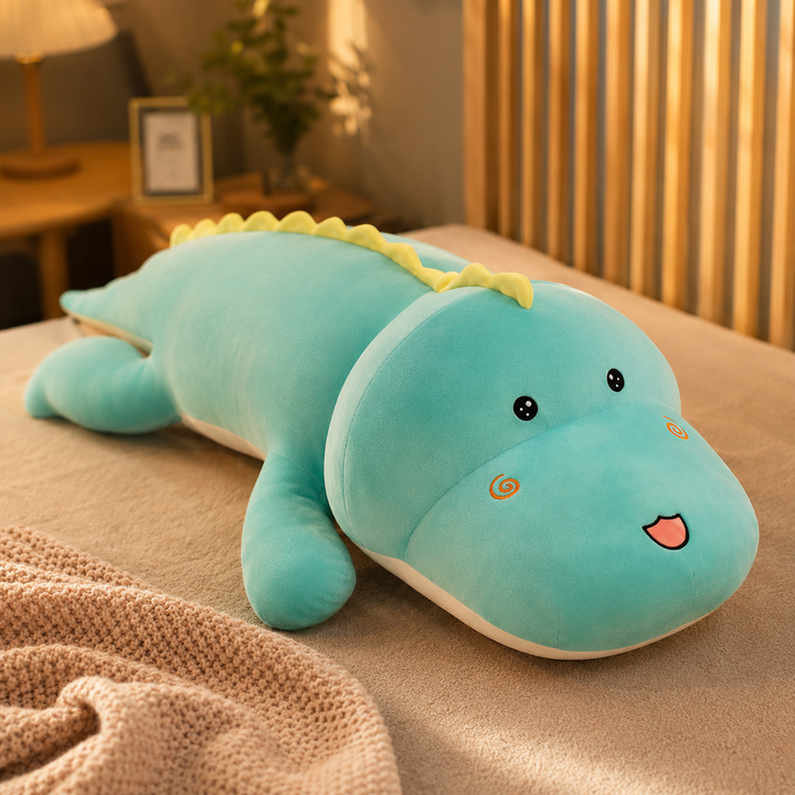 Big Long Dinosaur Plush Soft Cartoon Kids Birthday Gift