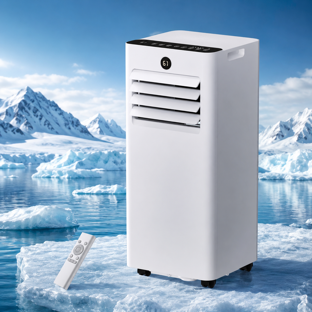 8000 BTU Portable Air Conditioner Dehumidifier Sleep Mode Timer 350 Sq Ft