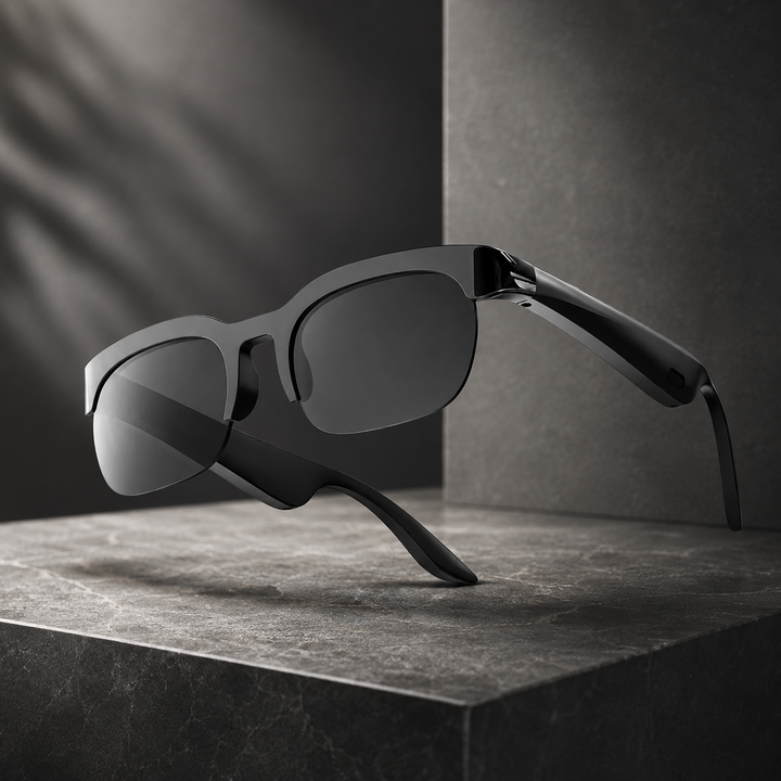 Smart Glasses AI Translation Bluetooth Audio Sunglasses Music Calls Recording