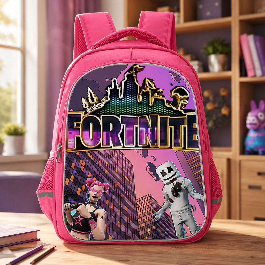 Gaming Character School Backpack 16 Inch Kids Boys Girls Cartoon Ages 5-8