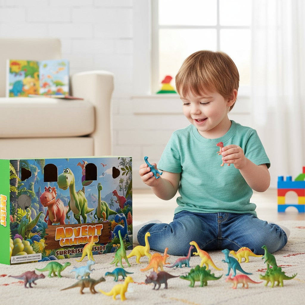 Dinosaur Advent Calendar 24 Pieces Set