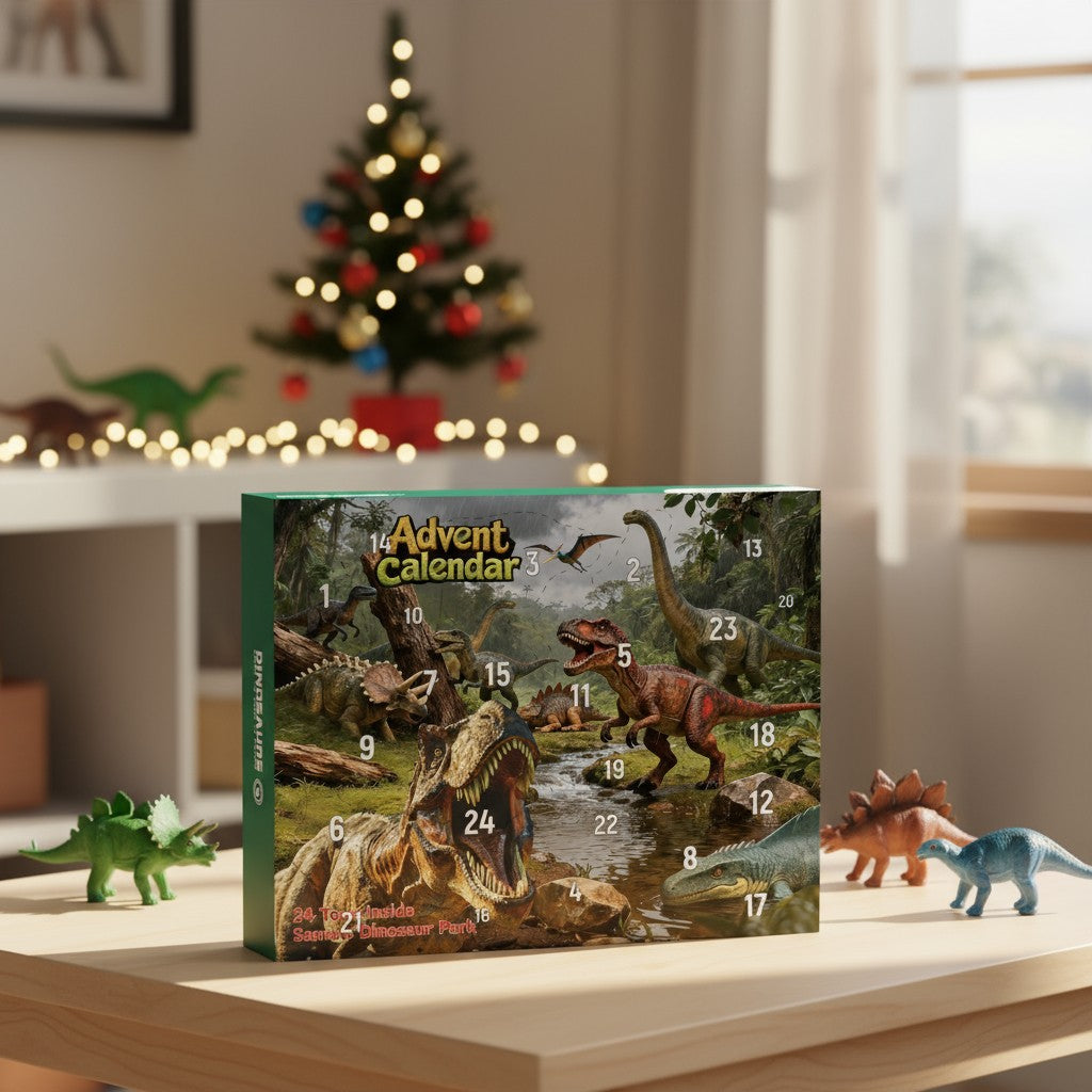 Dinosaur Advent Calendar Figures 24 Days
