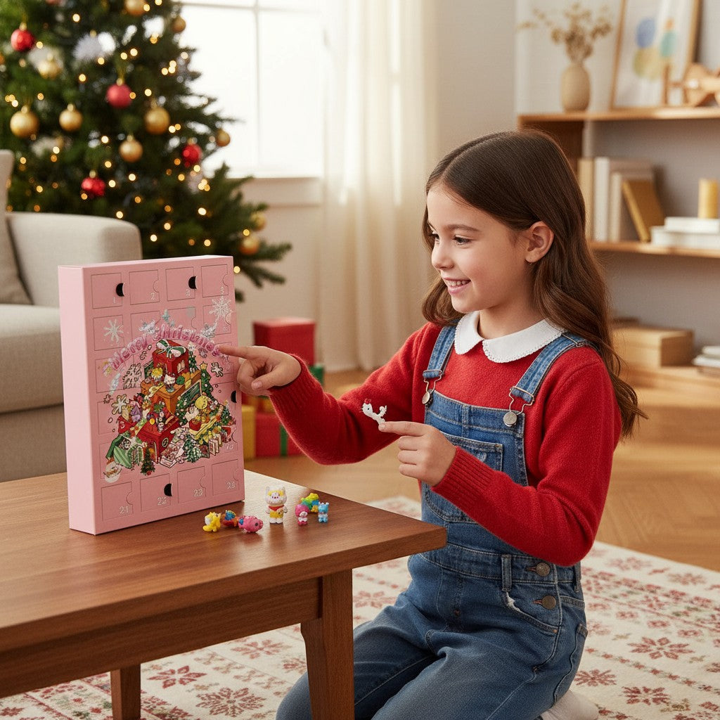 Girls Advent Calendar 24 Surprise Ornaments