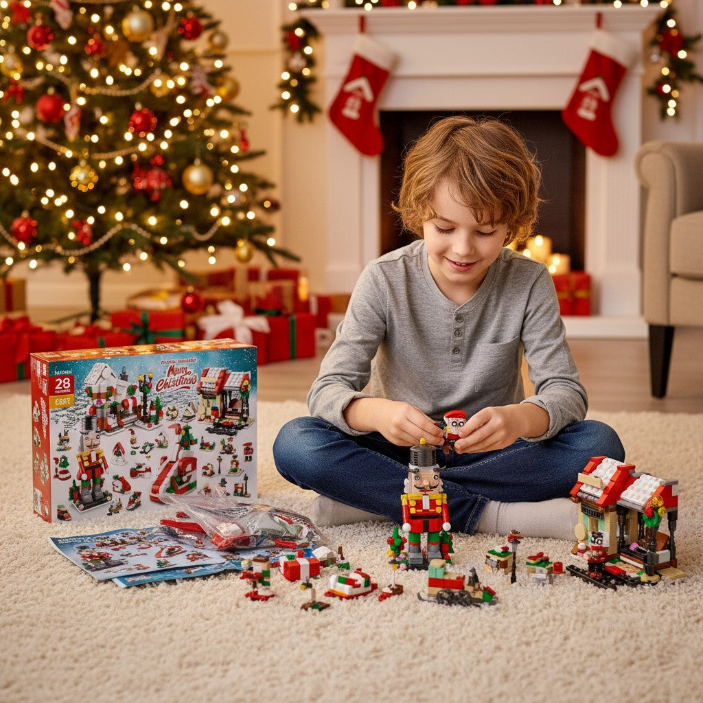 Building Block Advent Calendar 2025 Kids Gift