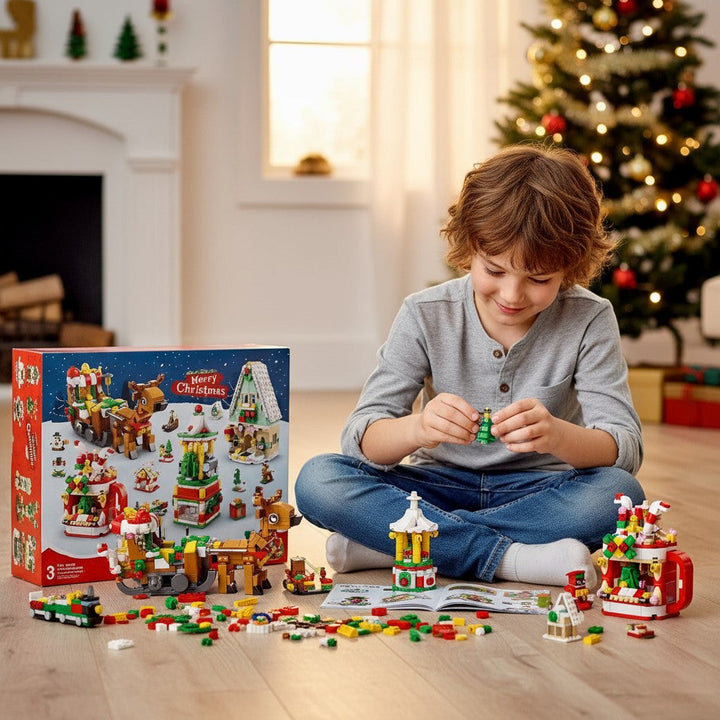 Building Block Advent Calendar 2025 Kids Gift