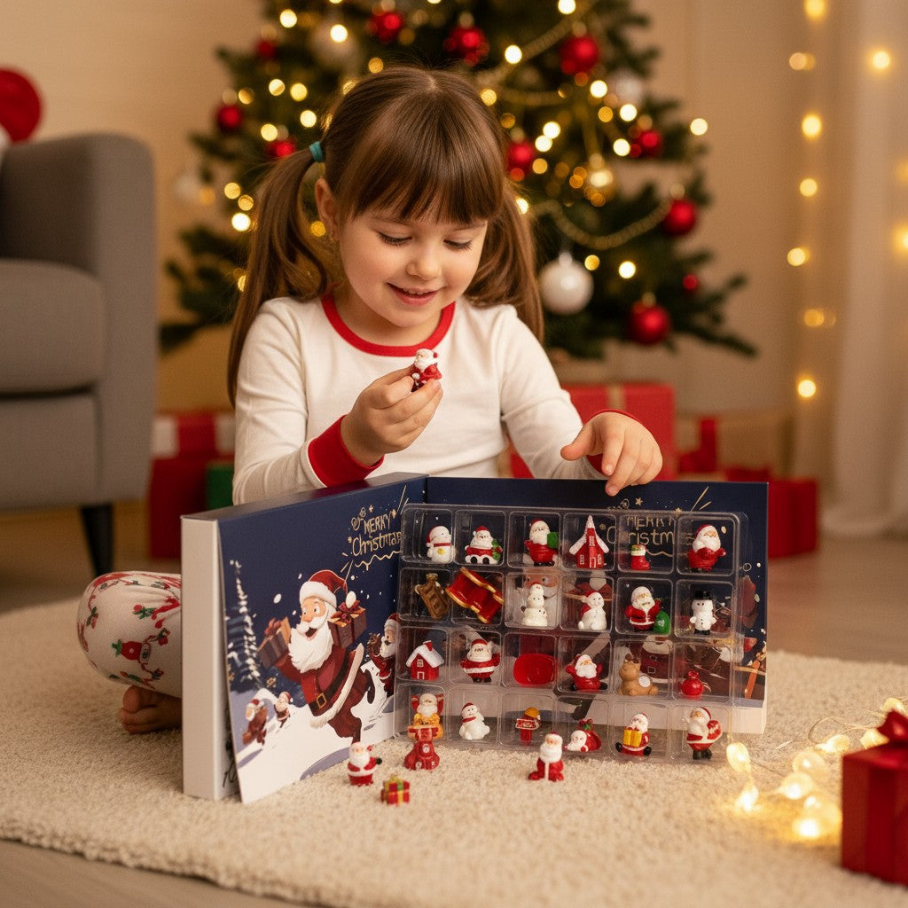 Advent Calendar with 24 Mini Figurines