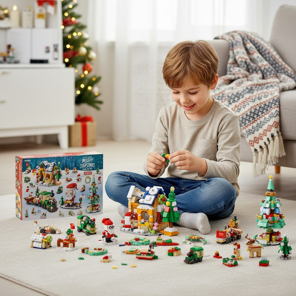 Building Block Advent Calendar 2025 Kids Gift