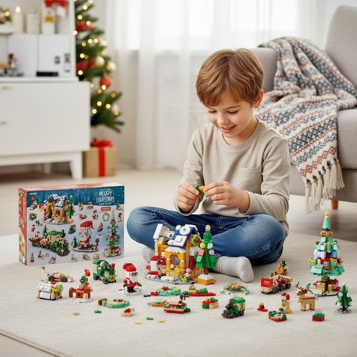 Building Block Advent Calendar 2025 Kids Gift