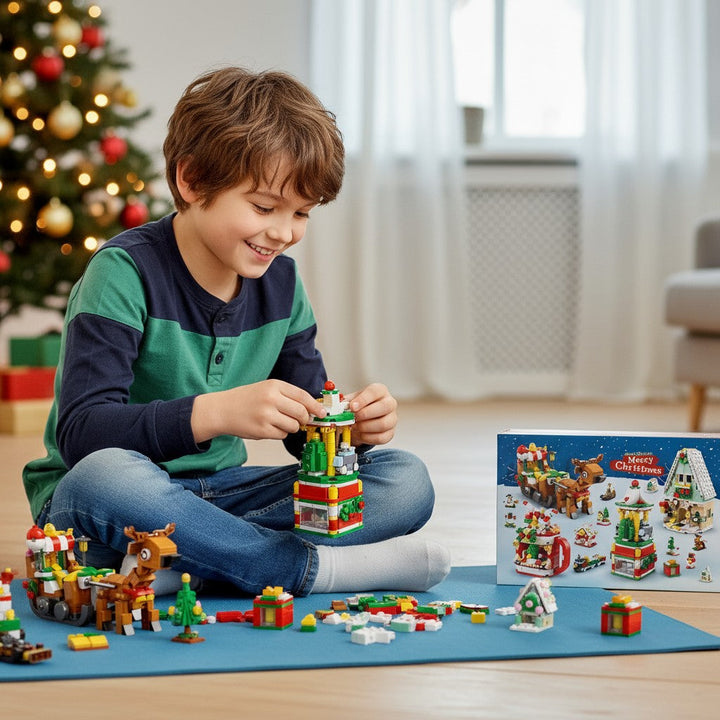 Building Block Advent Calendar 2025 Kids Gift