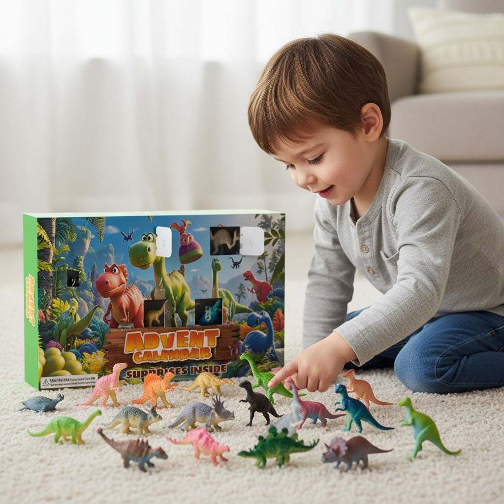 Dinosaur Advent Calendar 24 Pieces Set