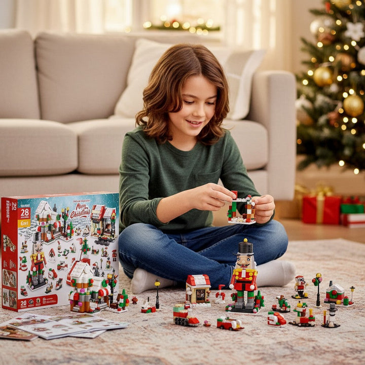Building Block Advent Calendar 2025 Kids Gift