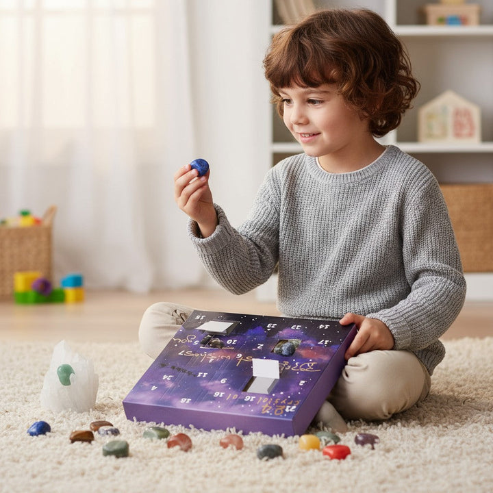 Stones Crystals Advent Calendar Christmas Gift 24 Days 2025