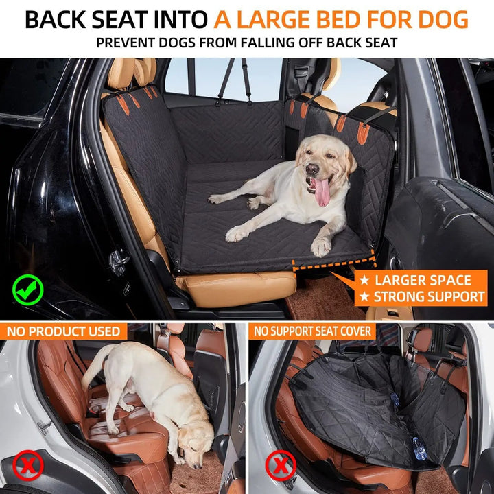 Dog Car Seat Extender Hard Bottom Platform