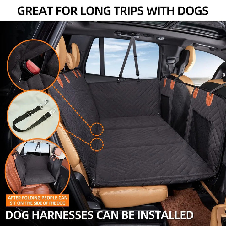 Dog Car Seat Extender Hard Bottom Platform
