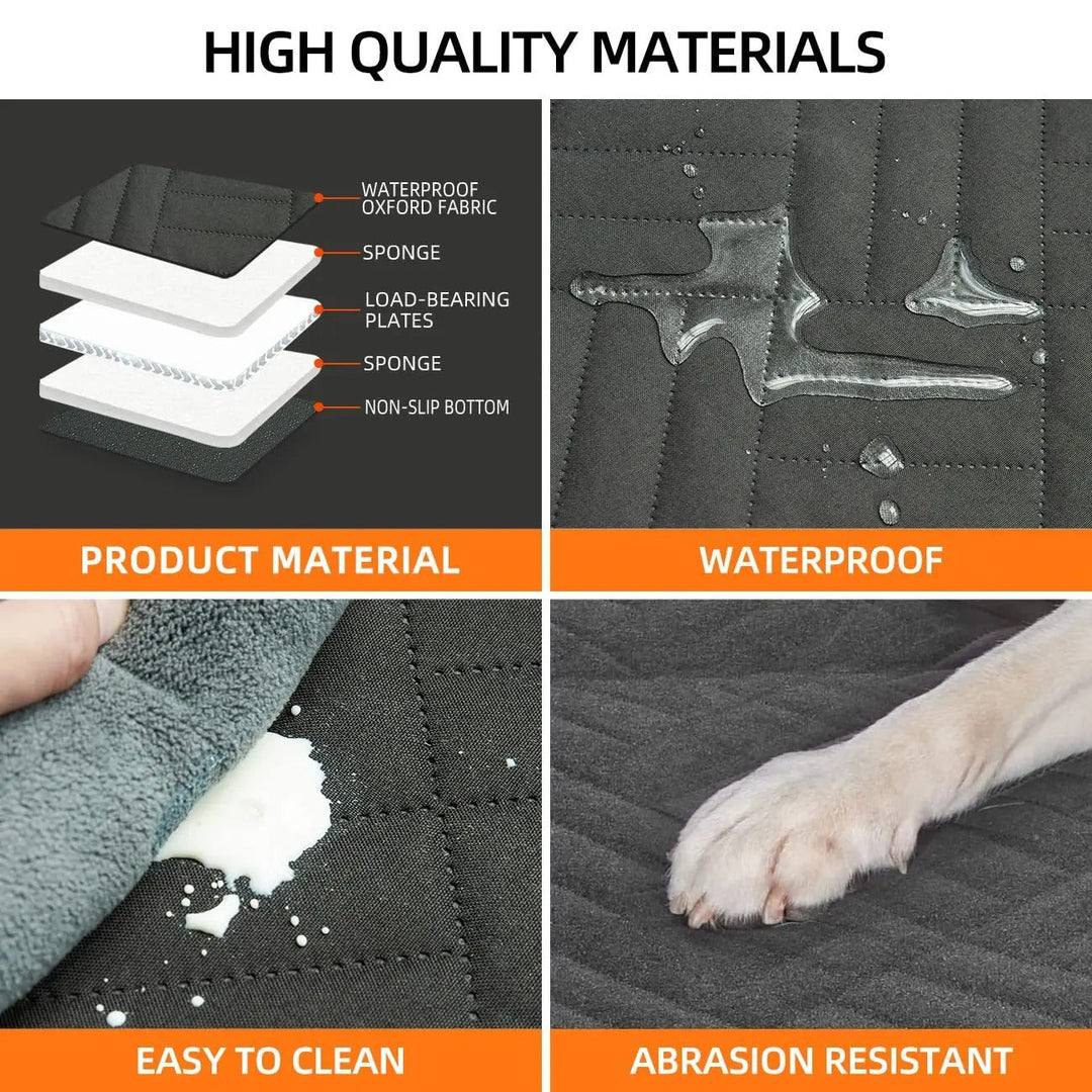 Dog Car Seat Extender Hard Bottom Platform