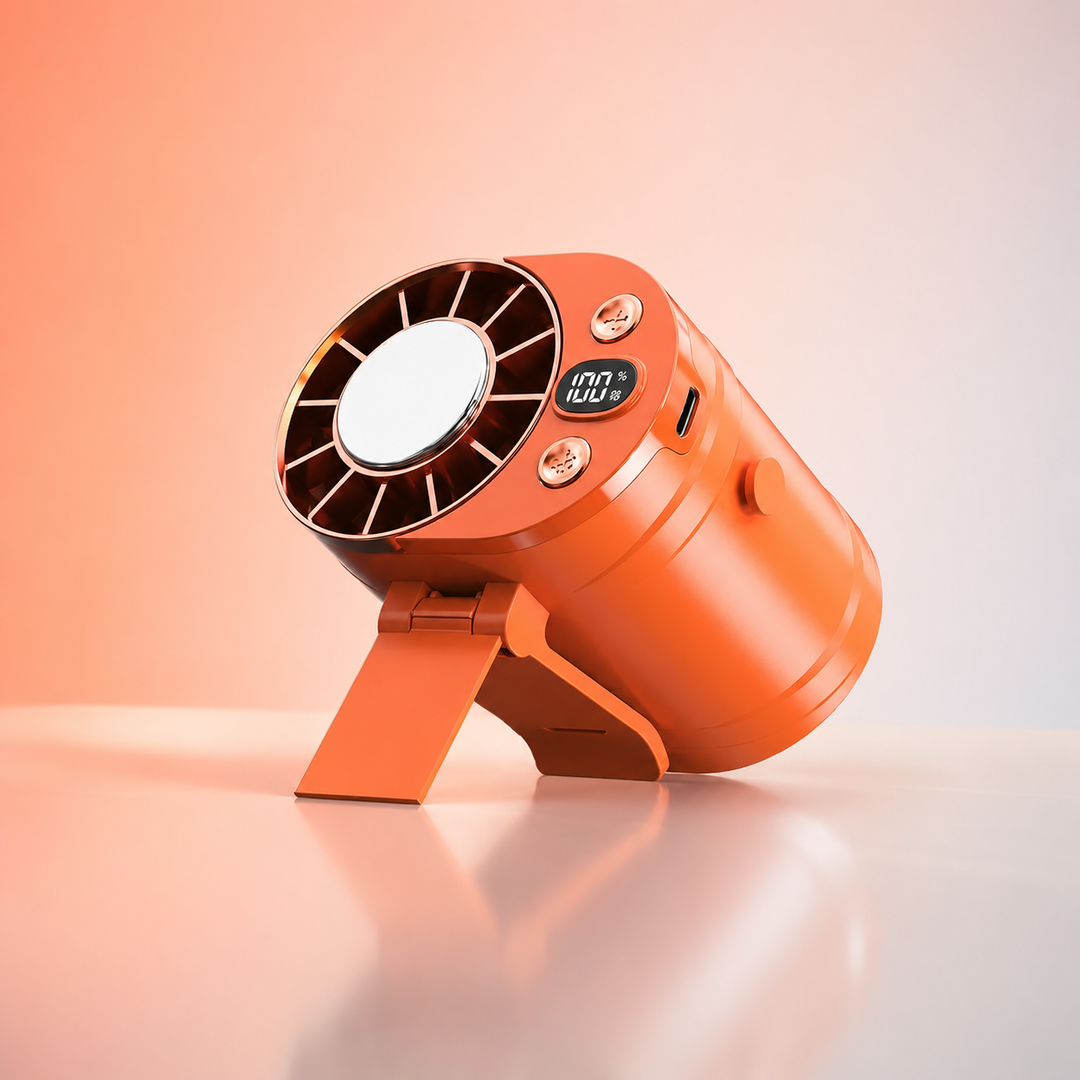 Waist Mounted Semiconductor Cooling Fan Personal AC 3000mAh Outdoor