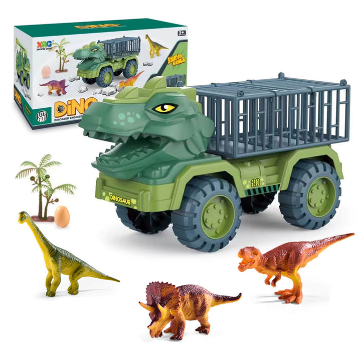 Dinosaur Transport Car Carrier Truck Toy Set