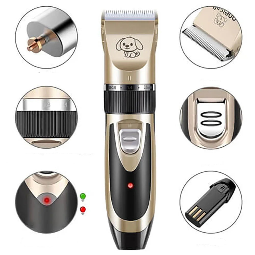 Dog Grooming Clippers Electric Trimmer Set