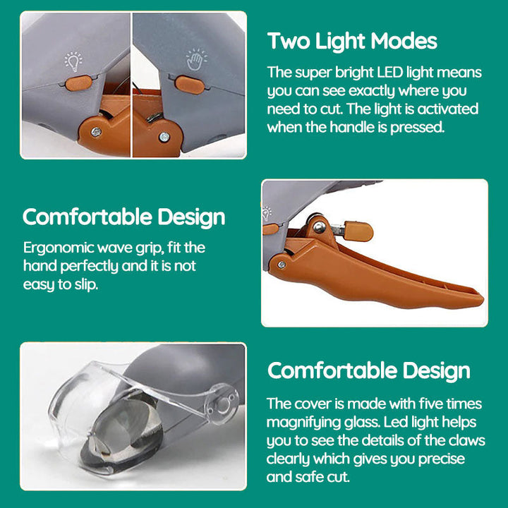 Dog Nail Clipper with Quick Sensor Technology