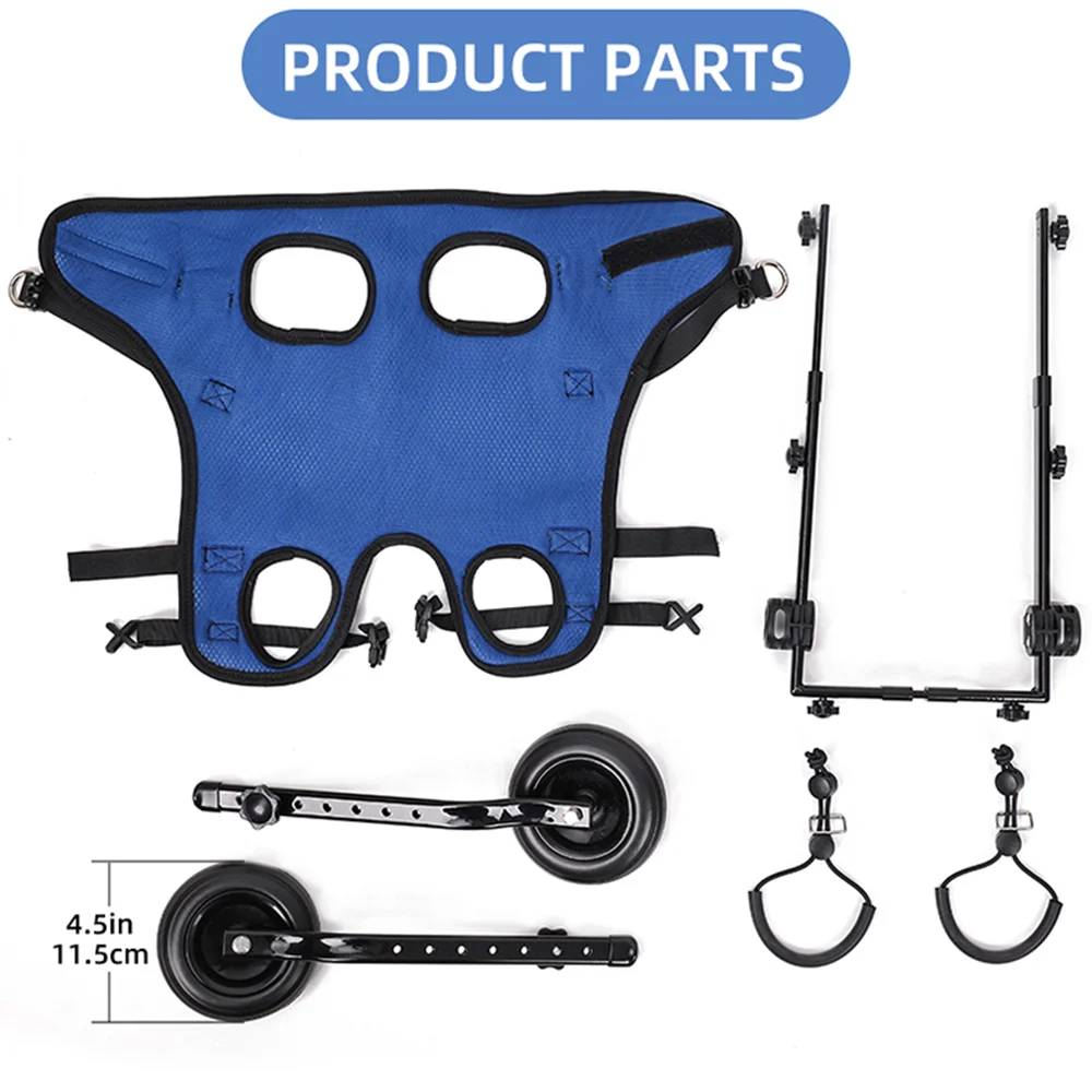 Dog Wheelchair Hind Leg Support Adjustable Pet Booster