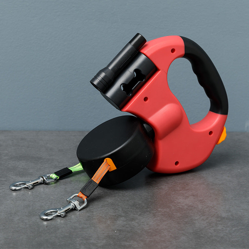 Double Dog Leash Connector Anti-Tangle System