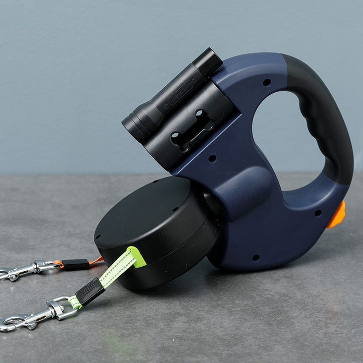 Double Dog Leash Connector Anti-Tangle System